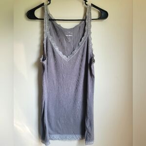 Dark Grey laced tank